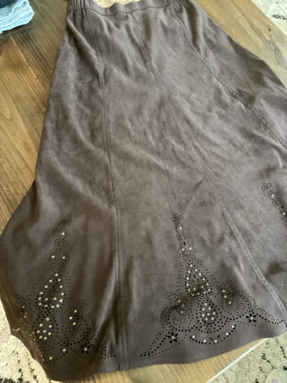 TanJay Black Elastic Waist Skirt